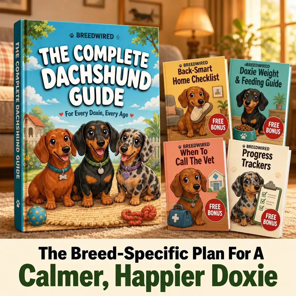 The Complete Dachshund Guide with 4 free bonuses: the breed-specific plan for a calmer, happier Doxie